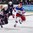 OSTRAVA, CZECH REPUBLIC - MAY 4: USA's Jack Eichel #9 stickhandles the puck up ice with Russia's Yevgeni Medvedev #82 chasing during preliminary round action at the 2015 IIHF Ice Hockey World Championship. (Photo by Andrea Cardin/HHOF-IIHF Images)

